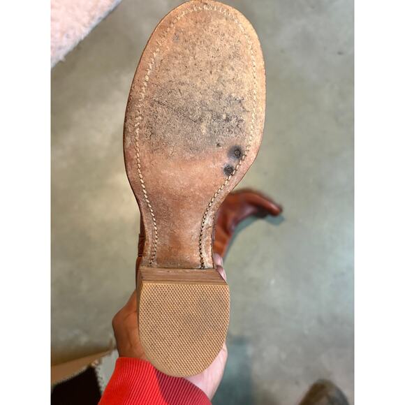 Frye Leather Boots Womens SZ 5 1/2 70's VTG - Picture 5 of 7